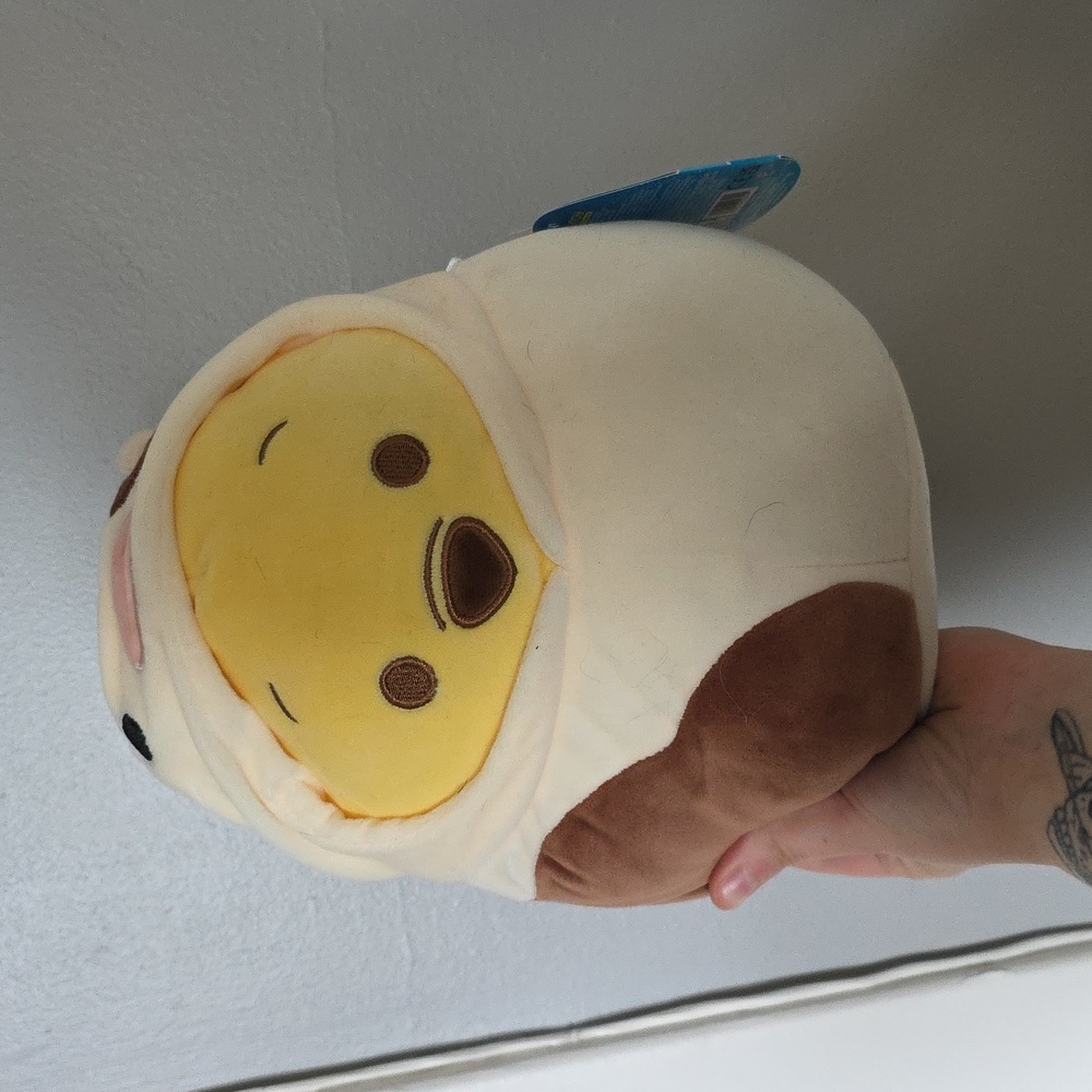 Squishmallows Yellow and Brown Stuffed Animal